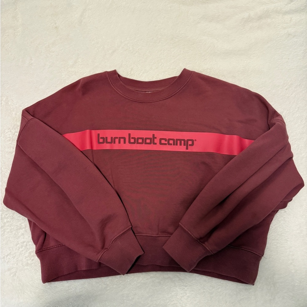Burn Boot Camp Maroon Sweatshirt